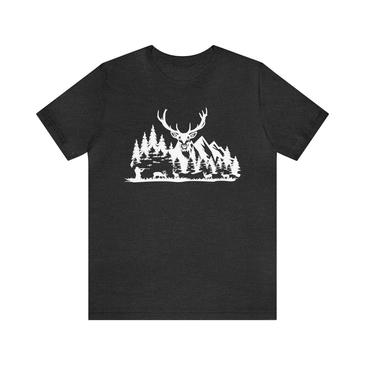 Elk Hunting Mountain Scene T-Shirt