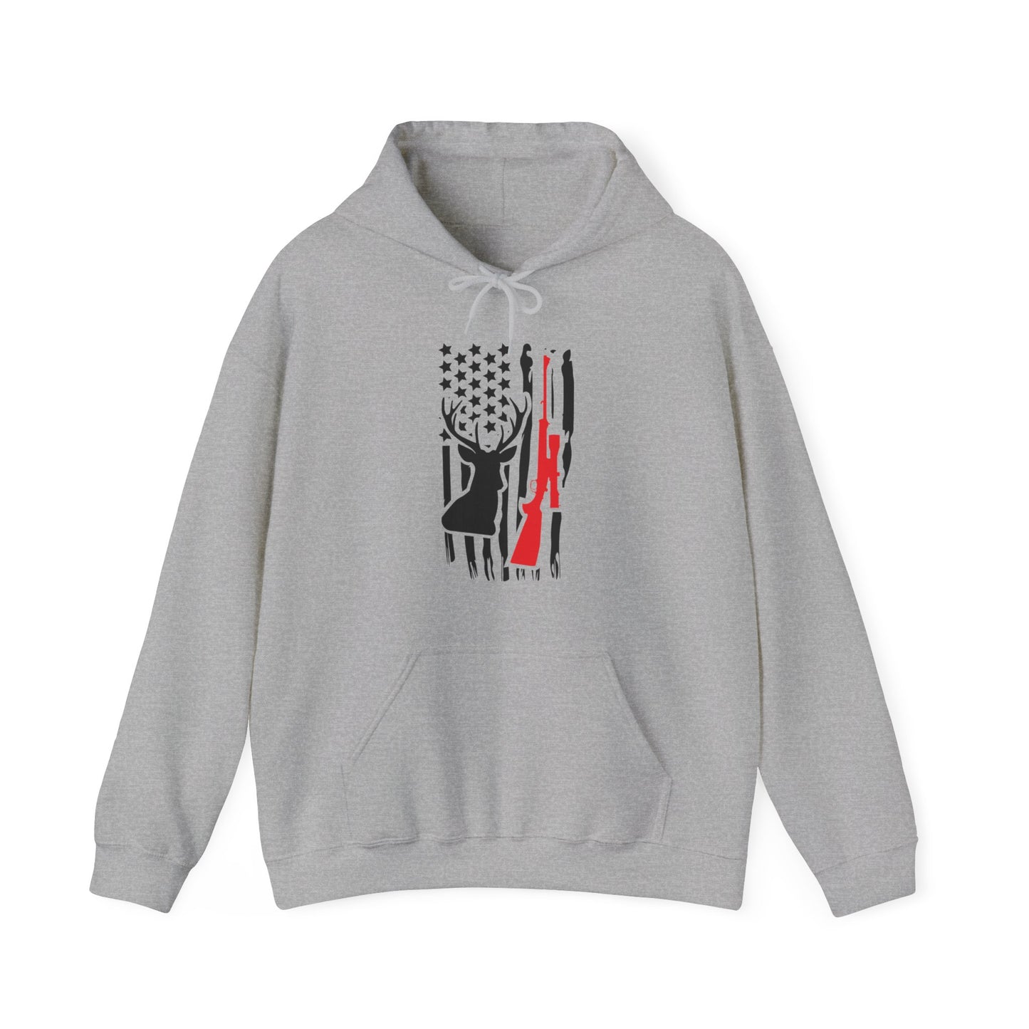 American Flag Rifle Hooded Sweatshirt