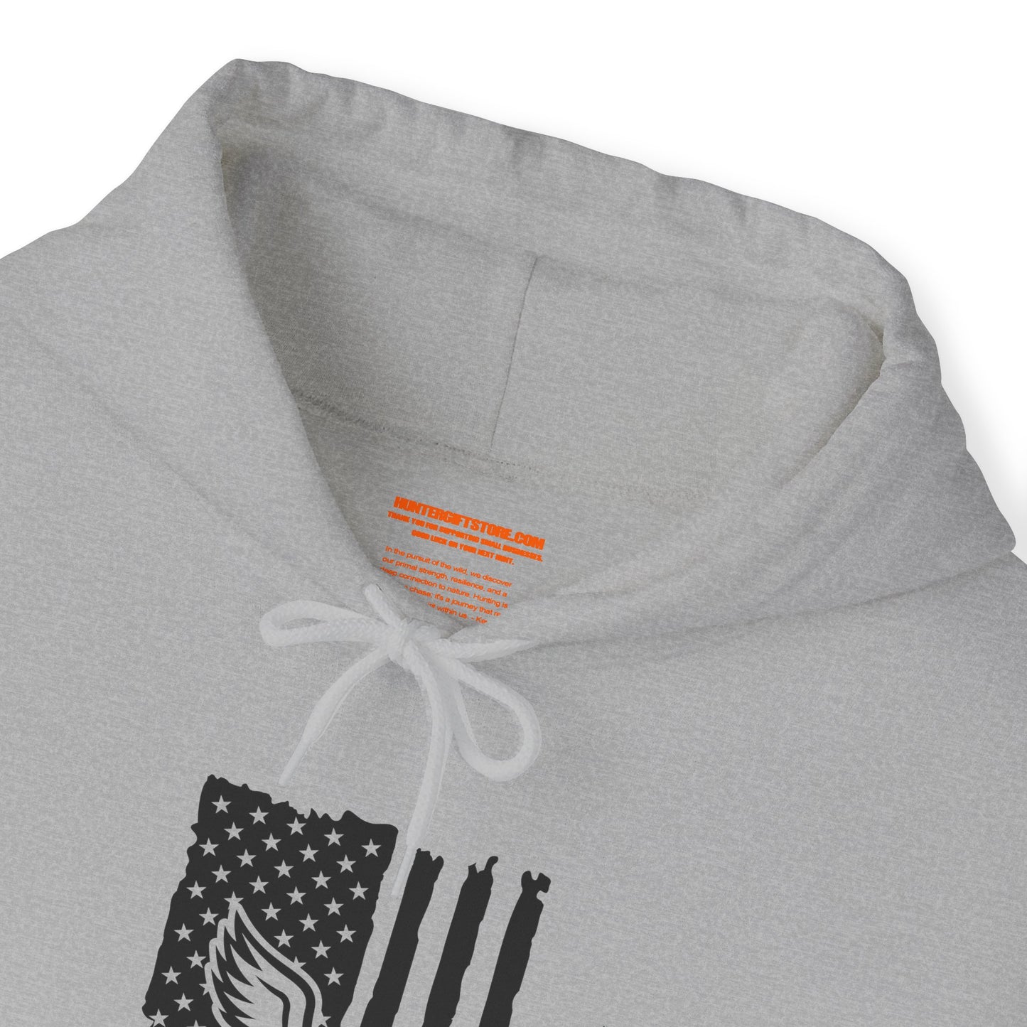 Duck American Flag Hooded Sweatshirt