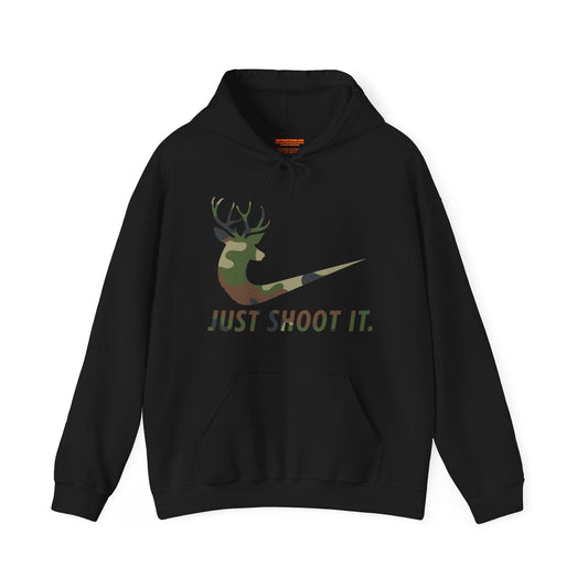 Just Shoot it Camo Hooded Sweatshirt