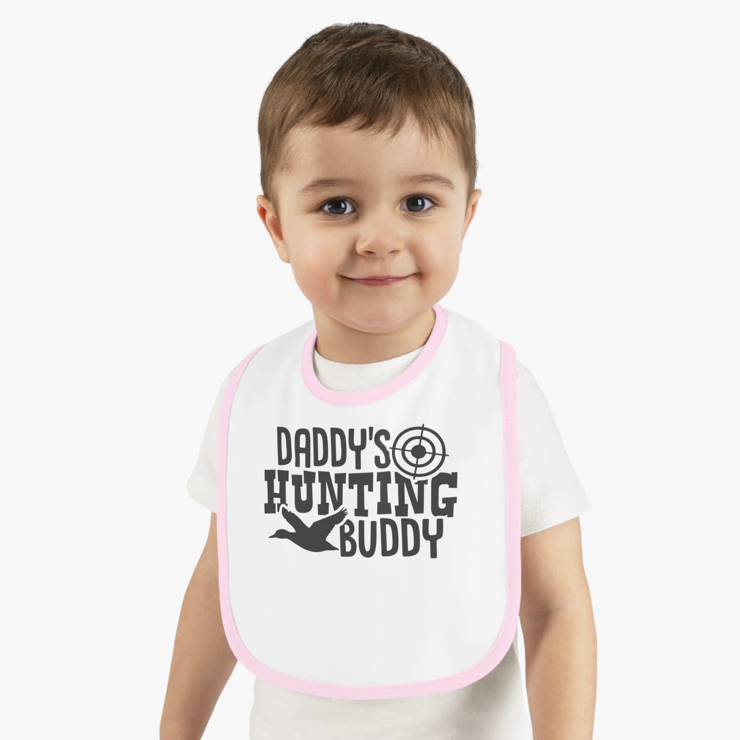 Daddy's Hunting Buddy Baby Jersey Bib