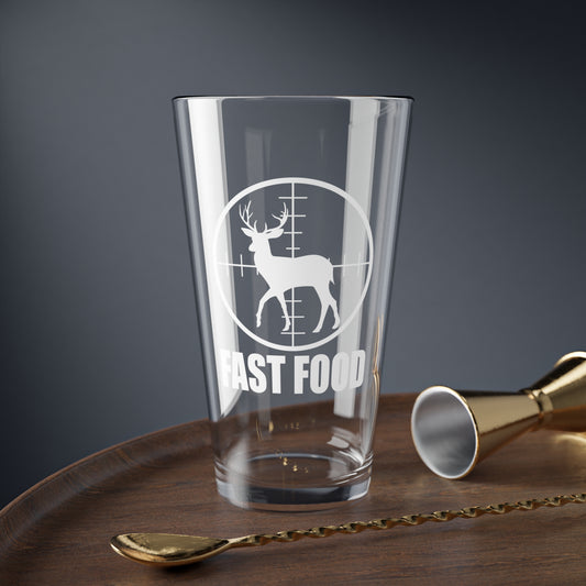 Fast Food Deer Hunting Pint Glass