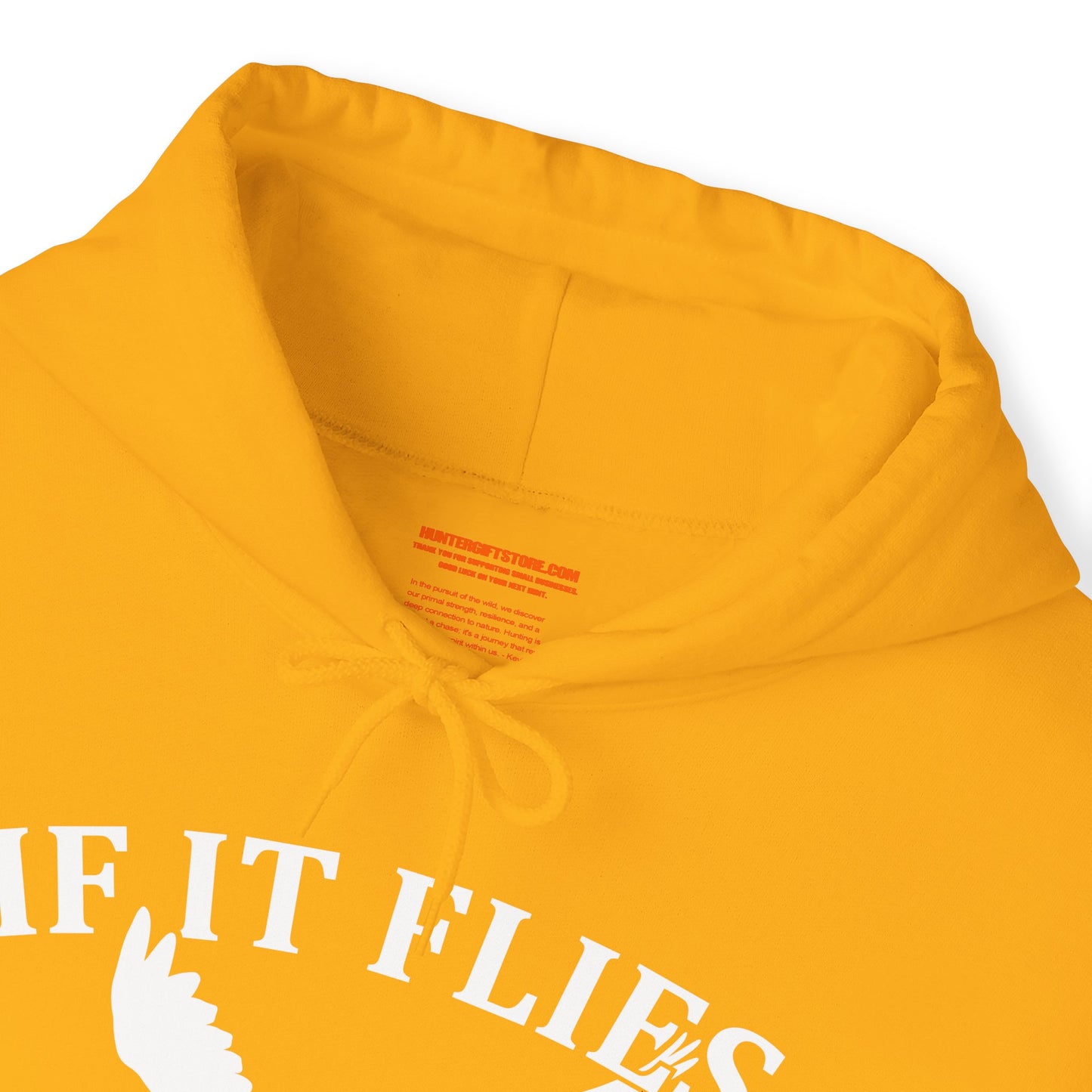 If It Flies It Dies Hooded Sweatshirt