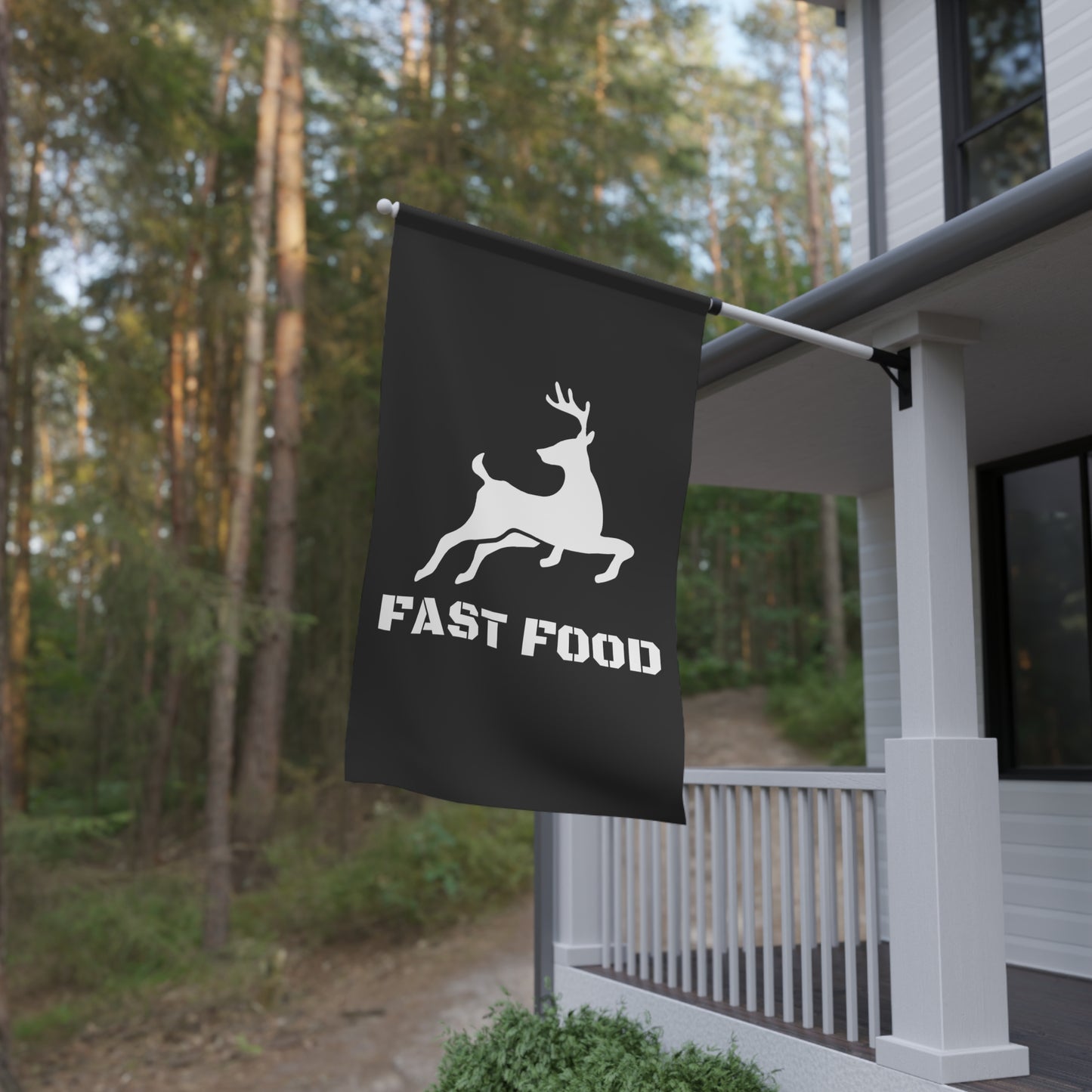 Fast Food Deer Flag