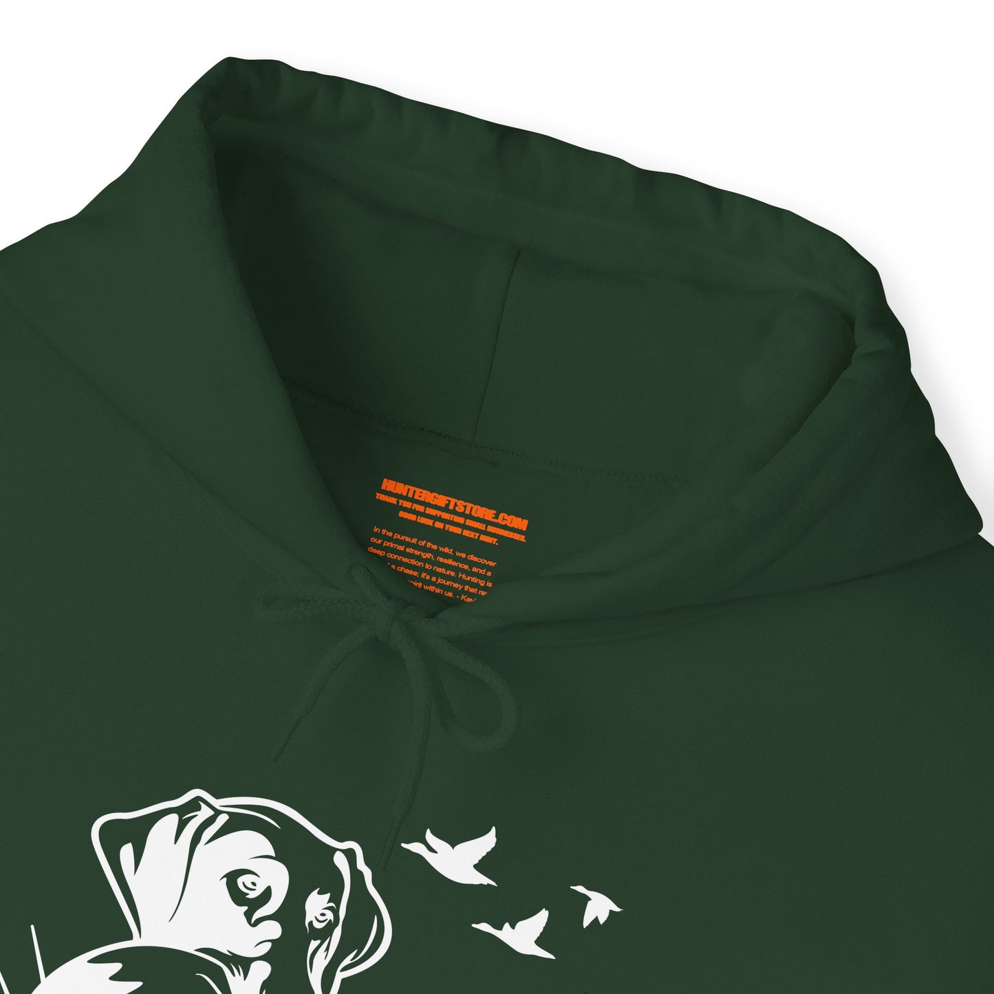 Duck Hunting Dog Scene Hooded Sweatshirt