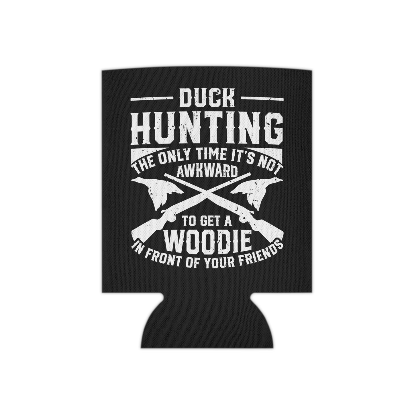 Duck Hunting Funny Can Cooler