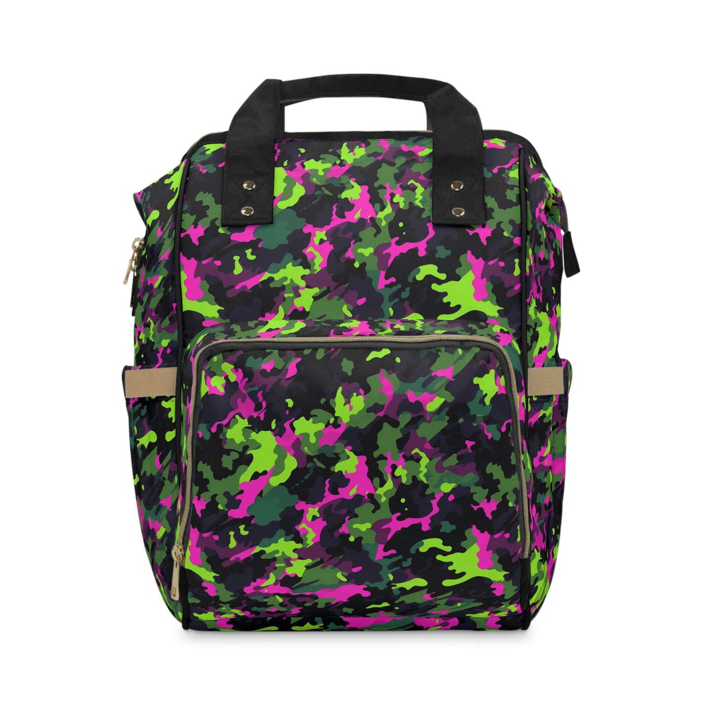 Neon Camo Diaper Backpack