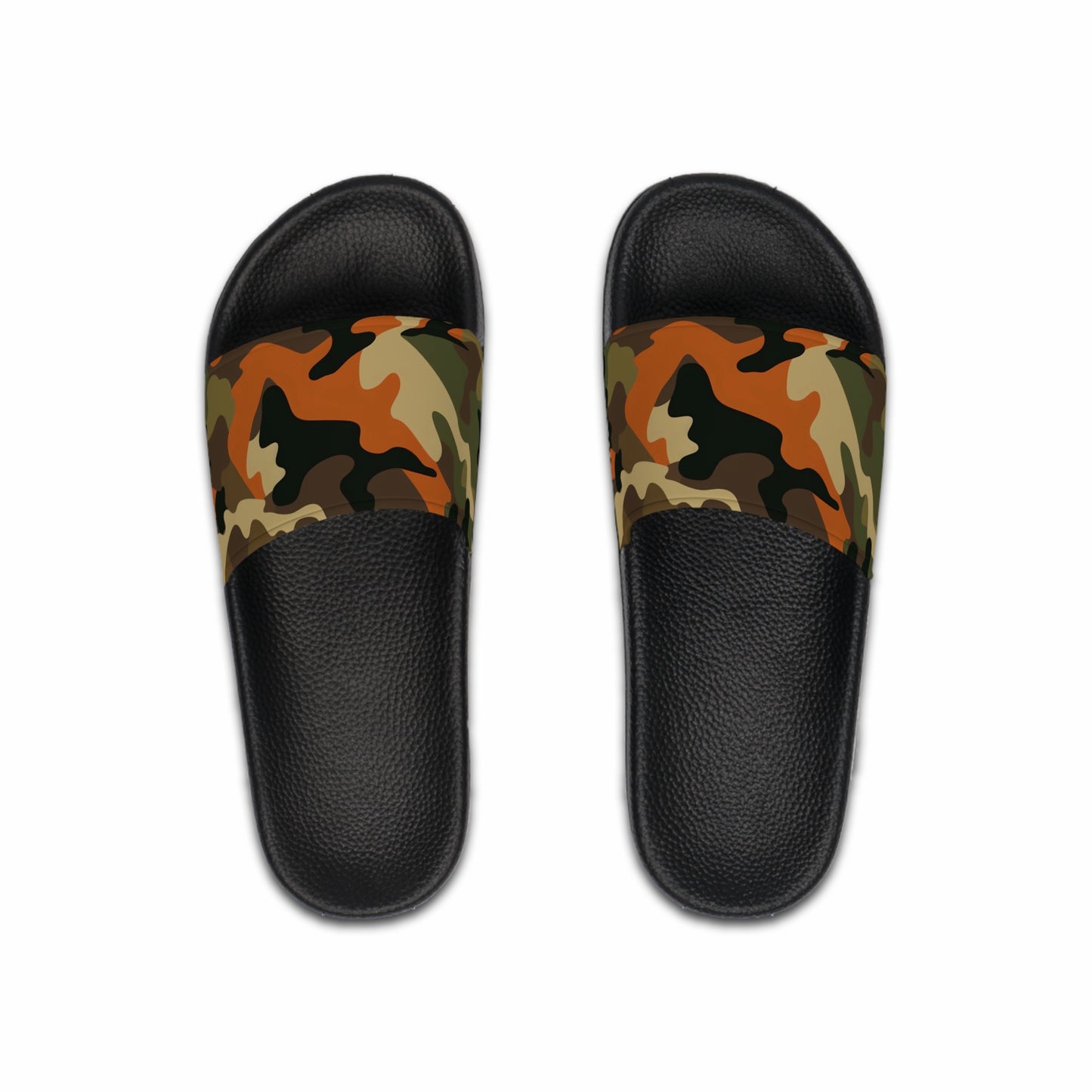 Orange Camo Slides