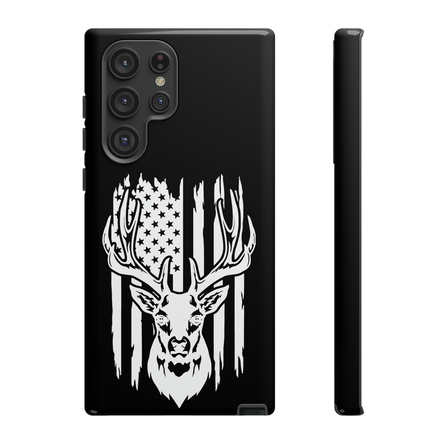 Deer Head American Flag Phone Case