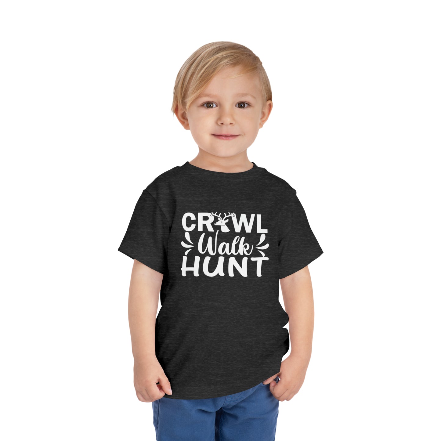 Crawl Walk Hunt Toddler T-Shirt