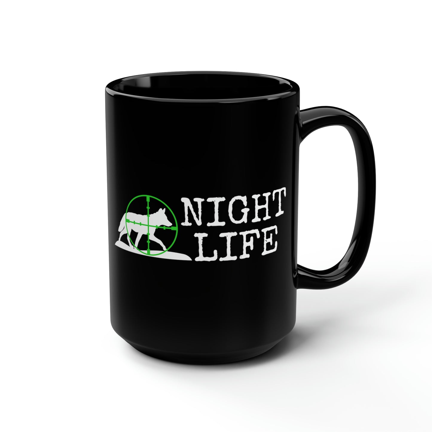 Coyote Night Life Green Scope Mug, 15oz