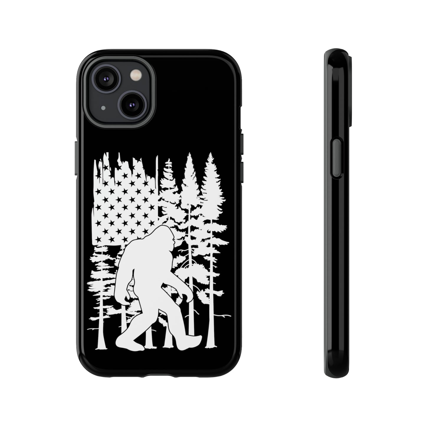 Bigfoot American Flag Phone Case