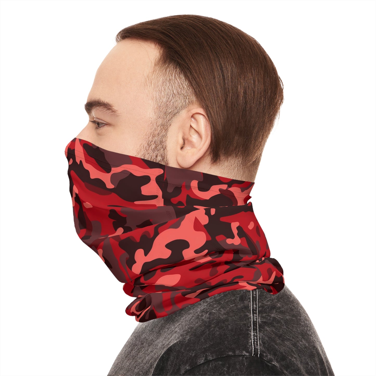 Red Camo Neck Gaiter