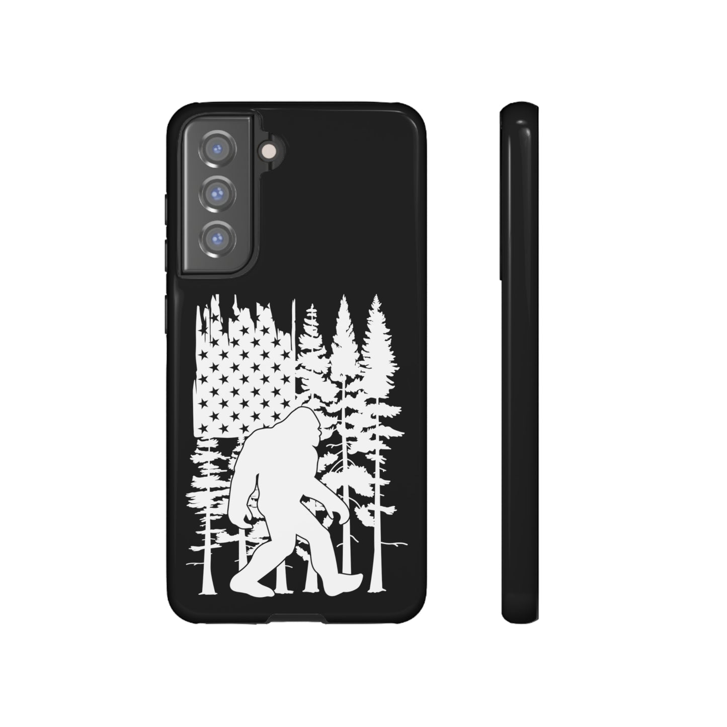 Bigfoot American Flag Phone Case