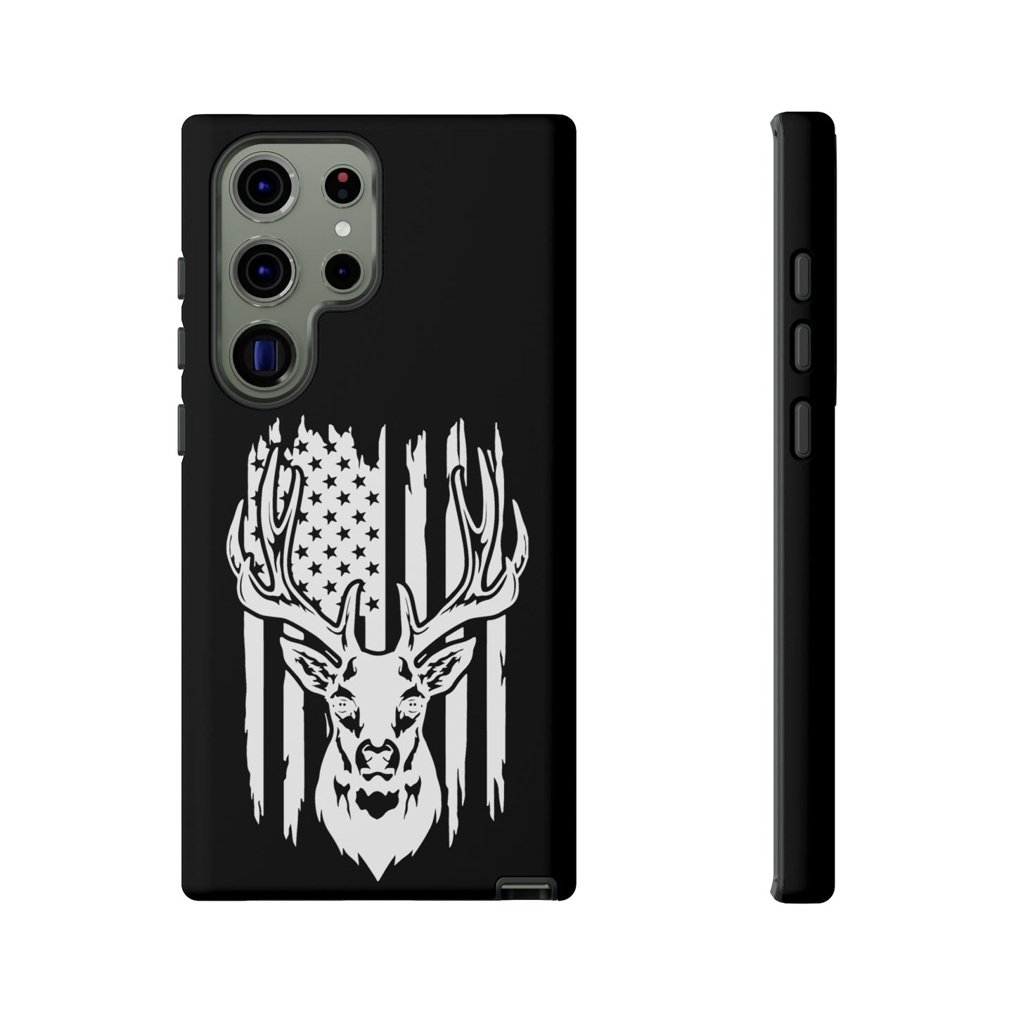 Deer Head American Flag Phone Case