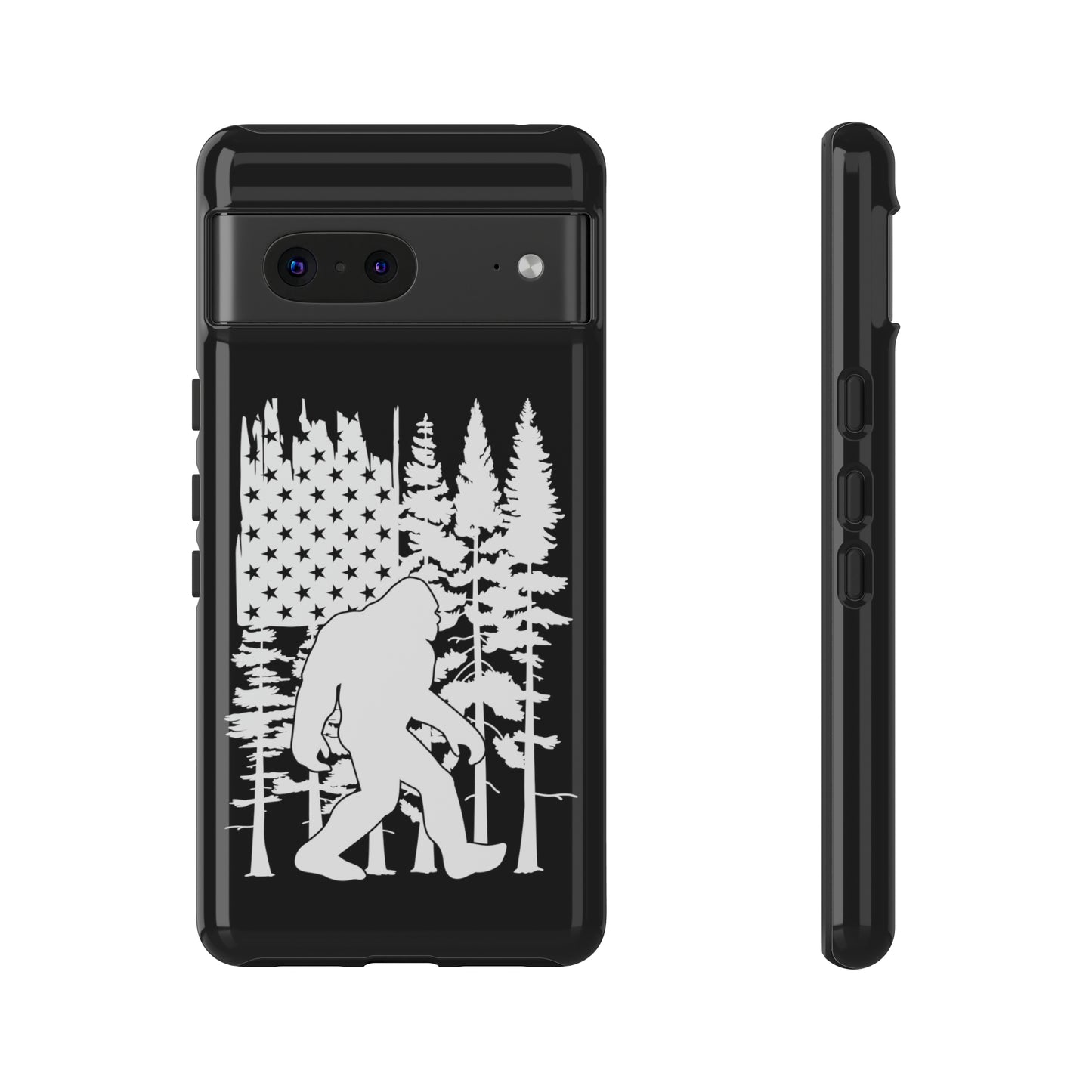 Bigfoot American Flag Phone Case