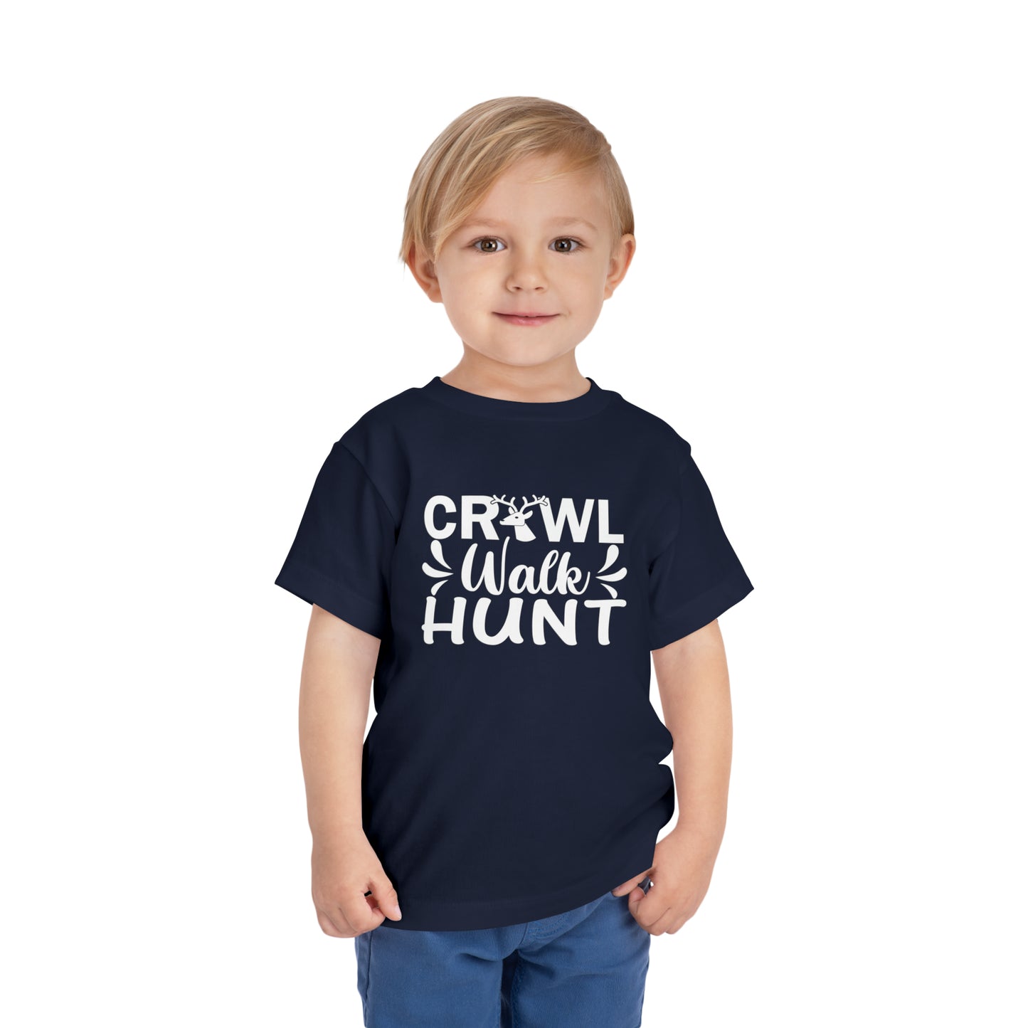 Crawl Walk Hunt Toddler T-Shirt