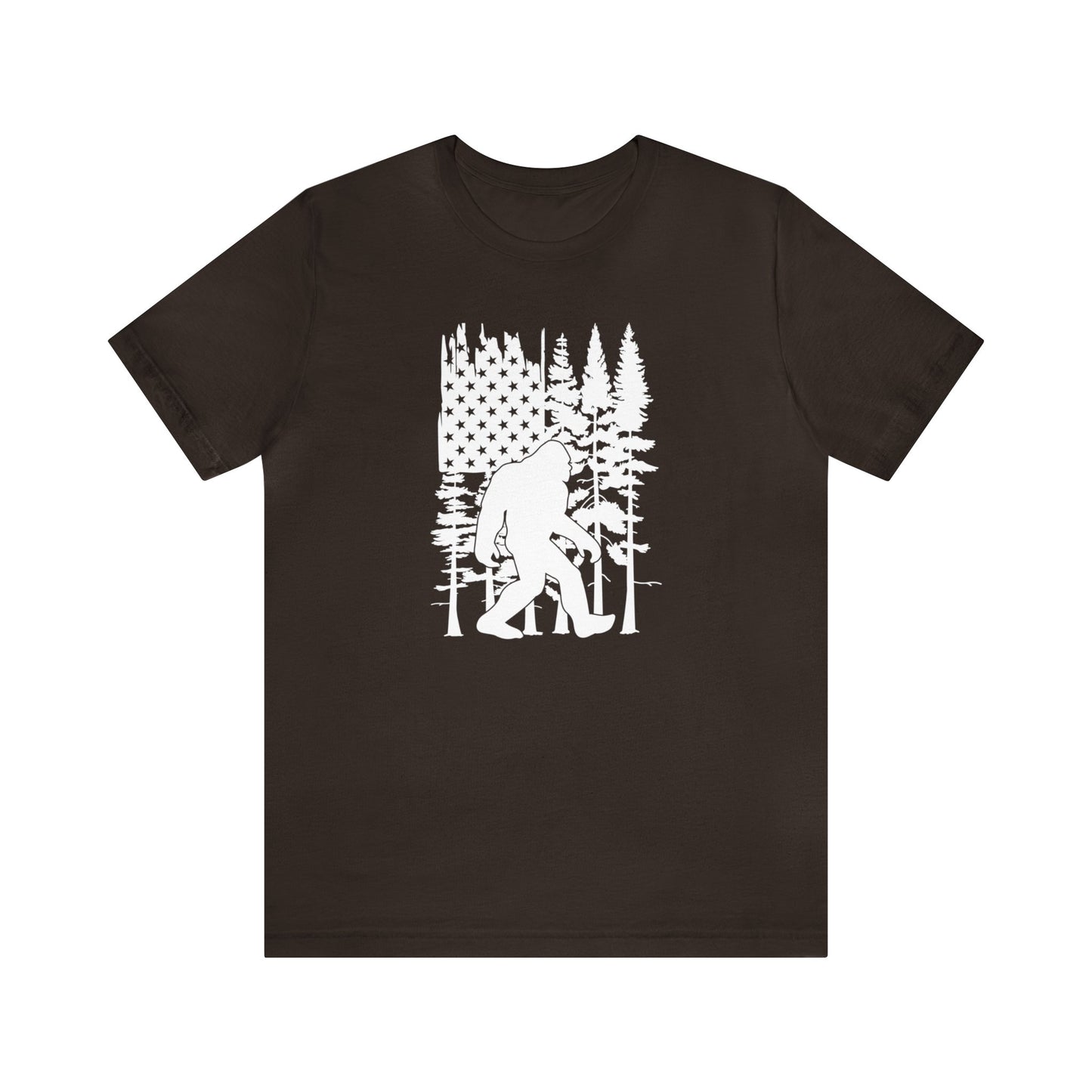 Bigfoot American Flag T-Shirt