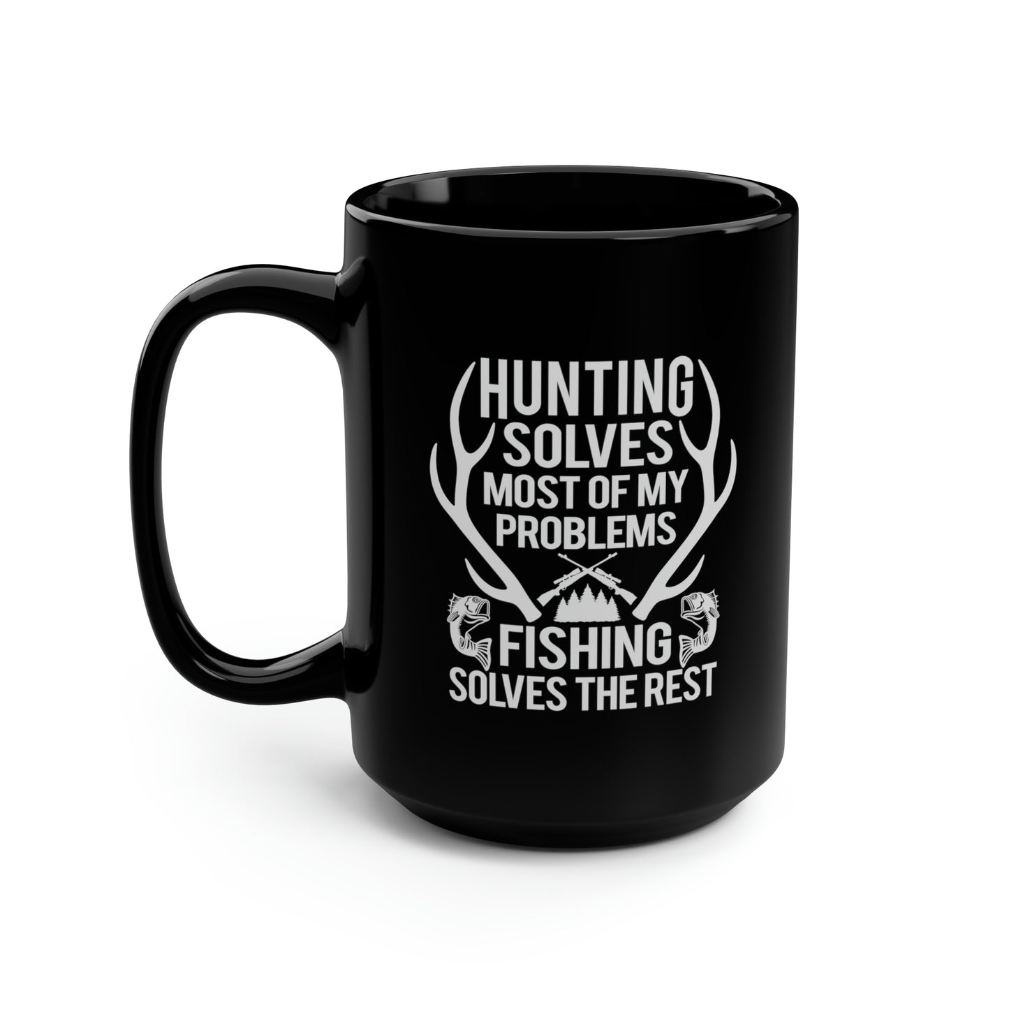 Hunting Solves Mug, 15oz