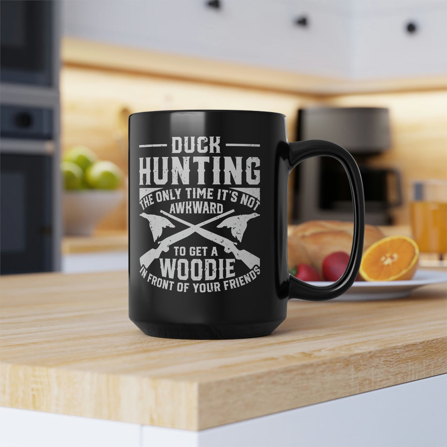 Duck Hunting Awkward Mug, 15oz