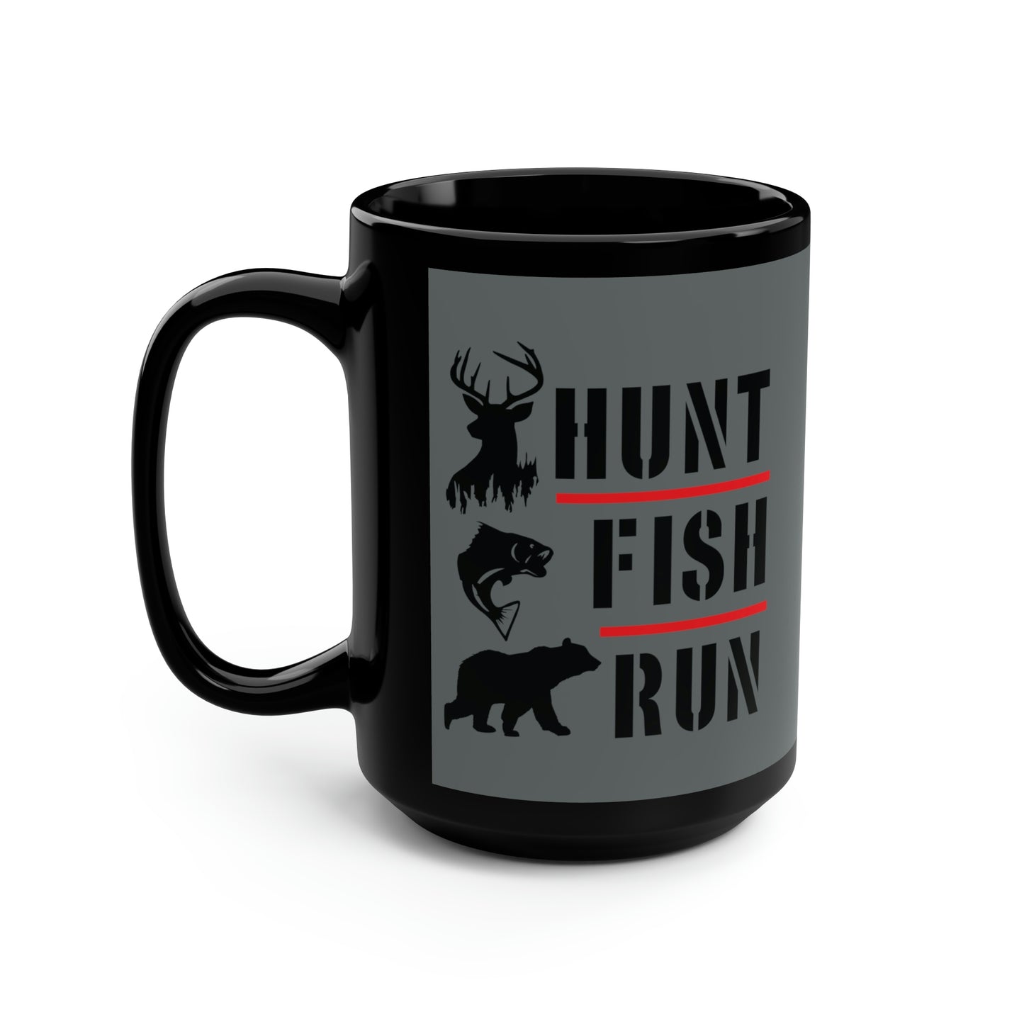 Hunt Fish Run Mug, 15oz