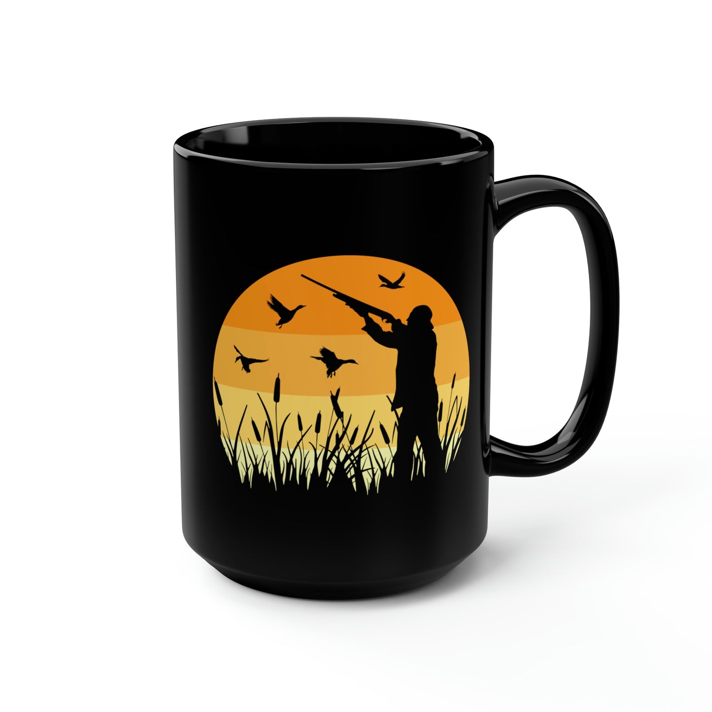 Duck Hunting Sunset Mug, 15oz