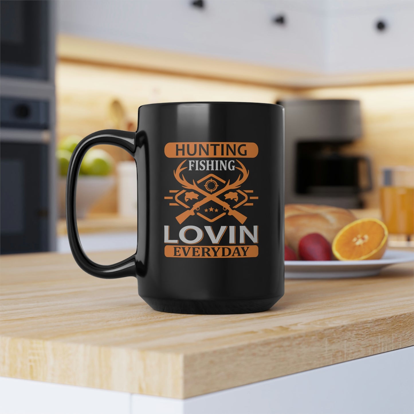 Hunting Fishing Lovin Everyday Mug, 15oz