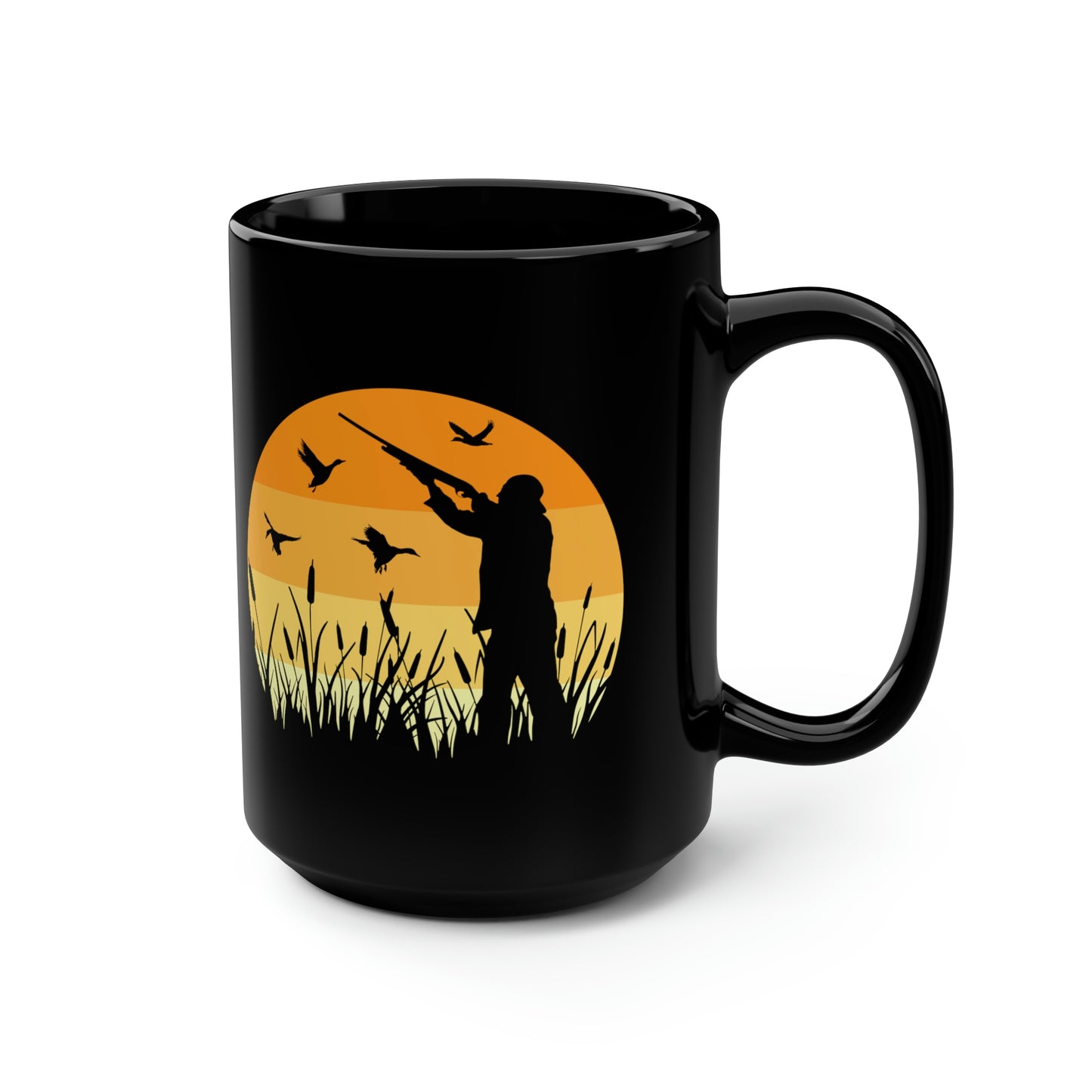 Duck Hunting Sunset Mug, 15oz