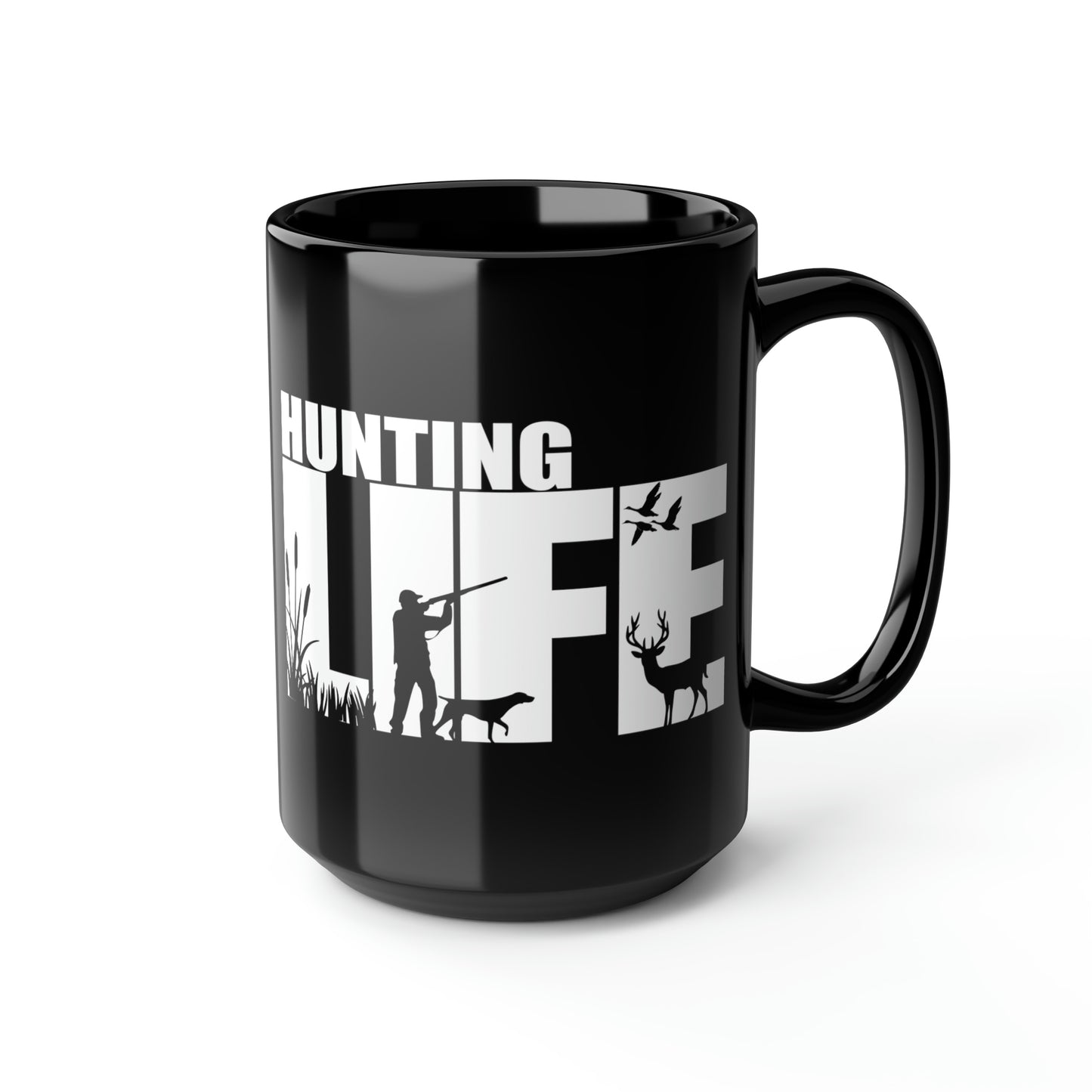 Hunting Life Mug, 15oz