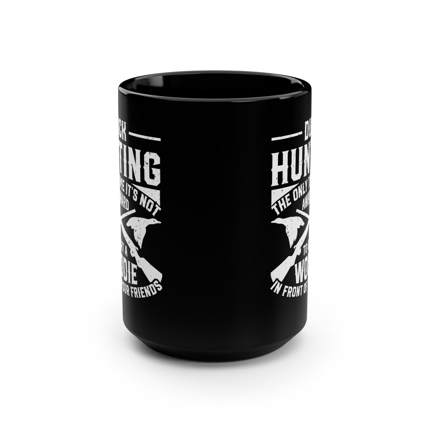 Duck Hunting Awkward Mug, 15oz