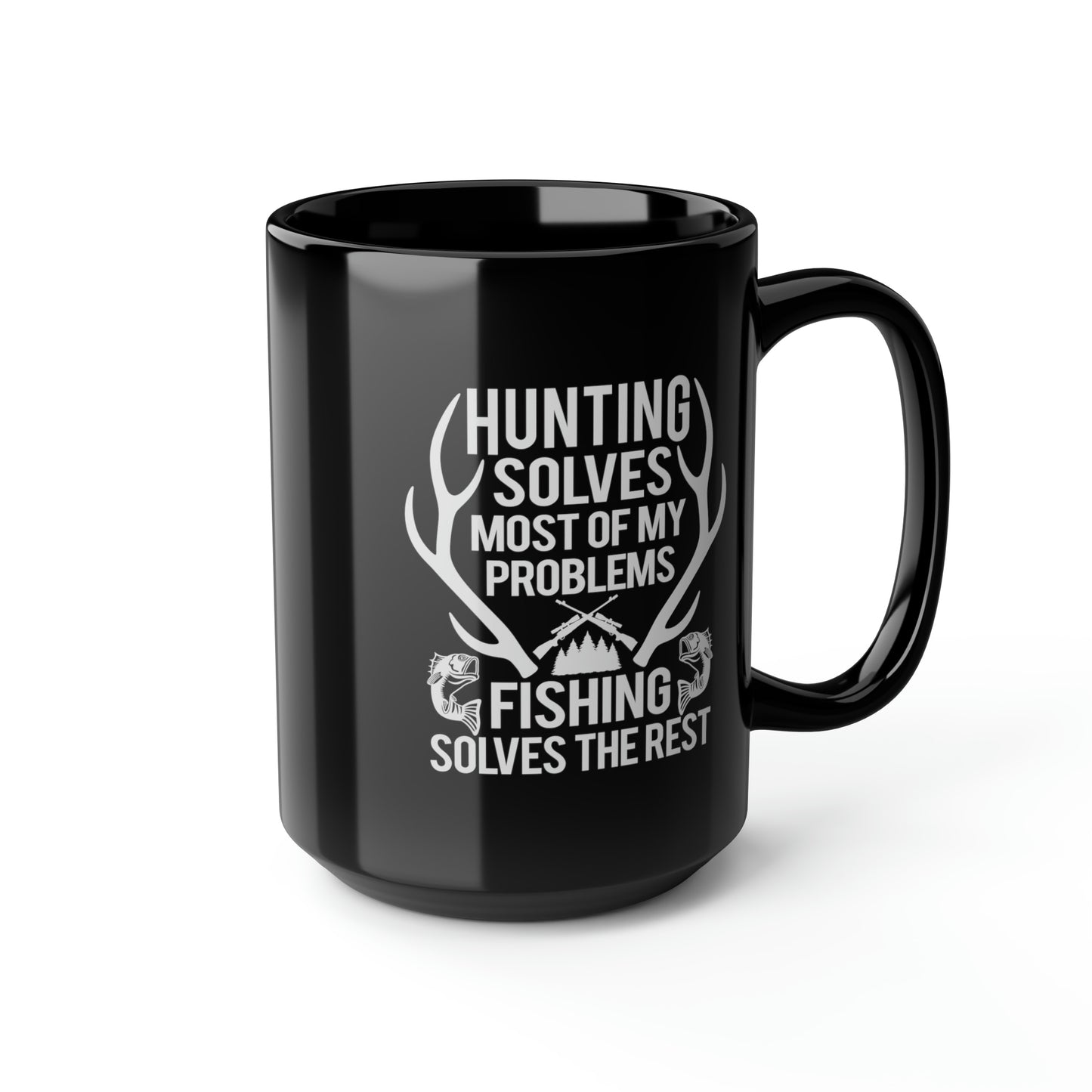 Hunting Solves Mug, 15oz