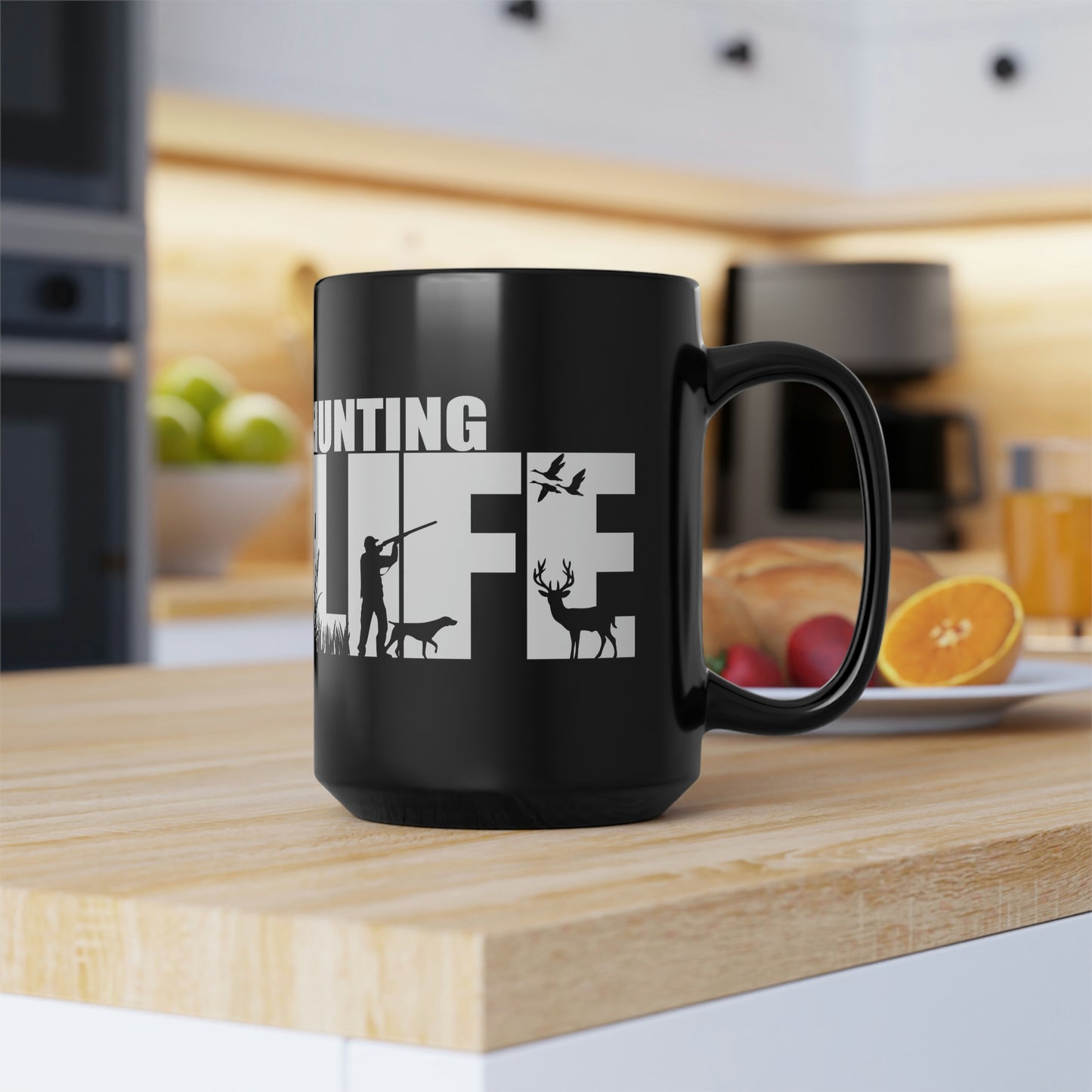 Hunting Life Mug, 15oz