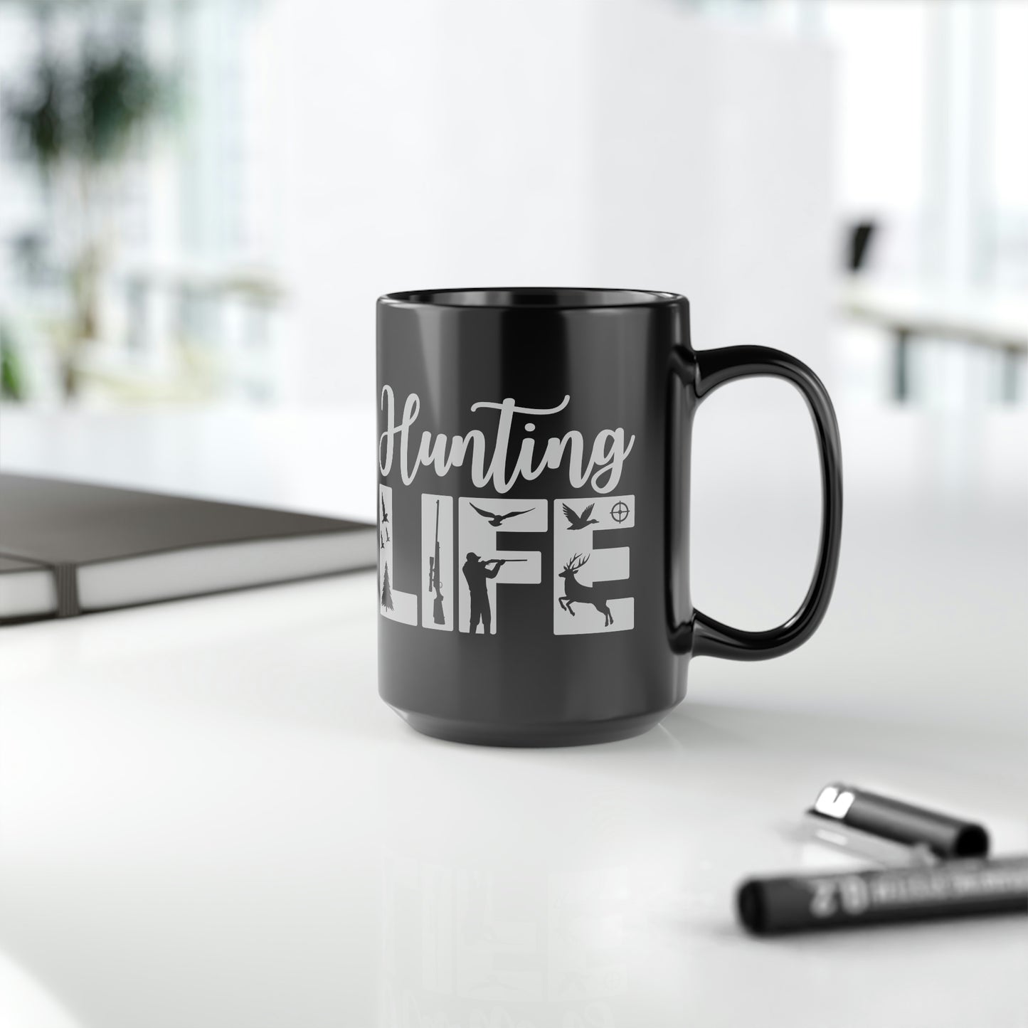 Hunting Life Mug, 15oz