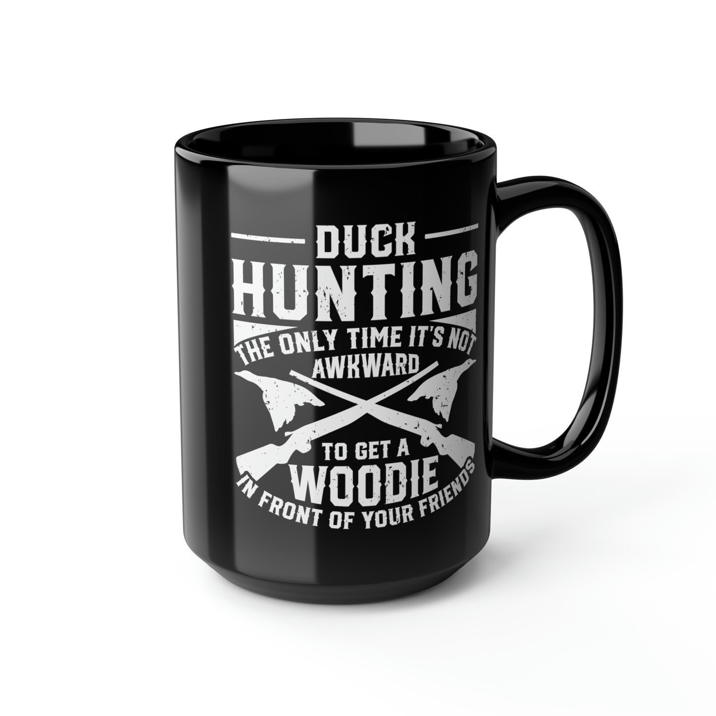 Duck Hunting Awkward Mug, 15oz