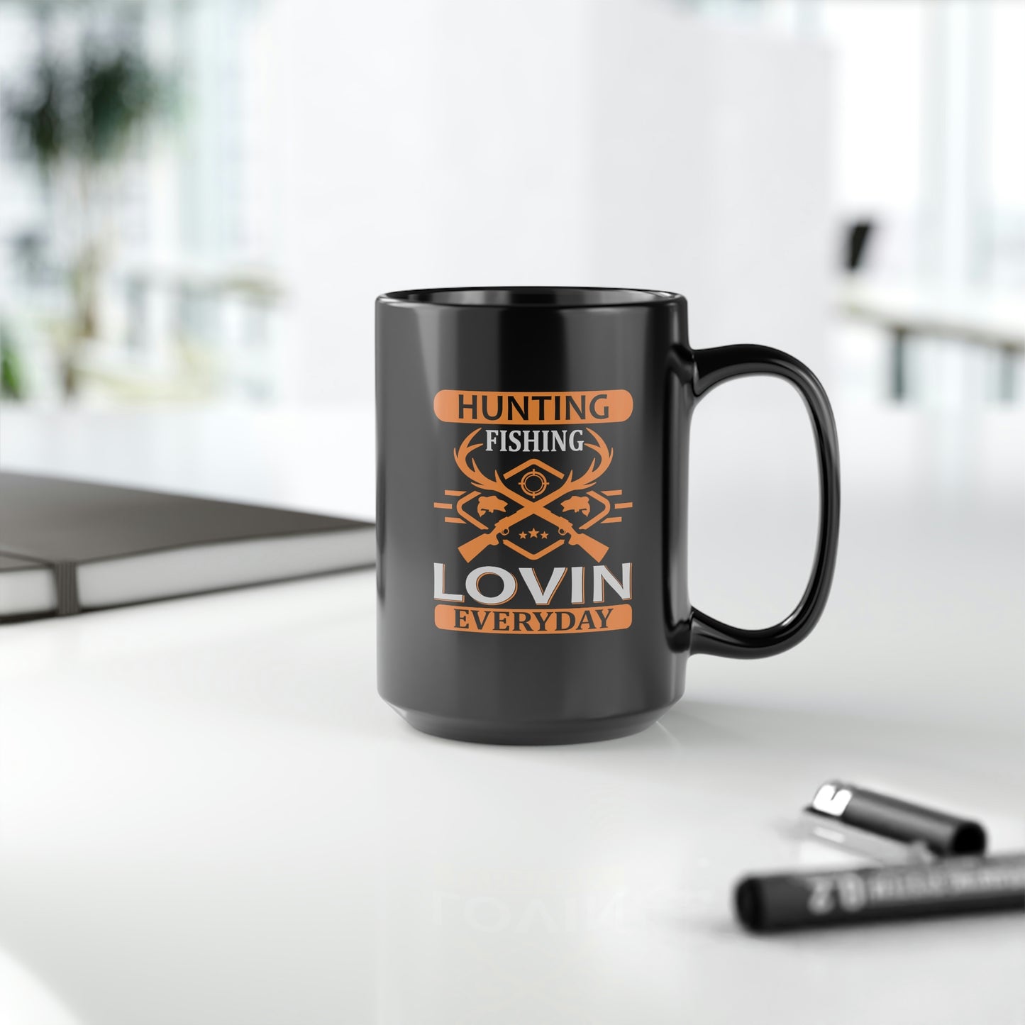 Hunting Fishing Lovin Everyday Mug, 15oz