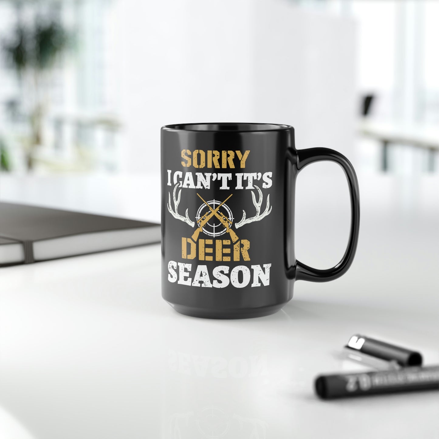 Sorry I Can't It's Deer Season Mug, 15oz