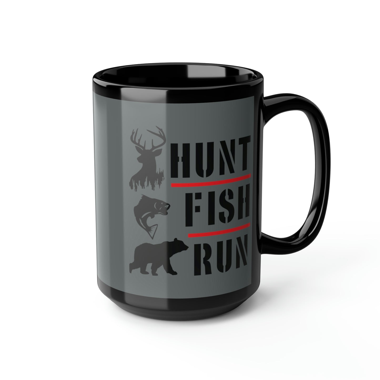 Hunt Fish Run Mug, 15oz