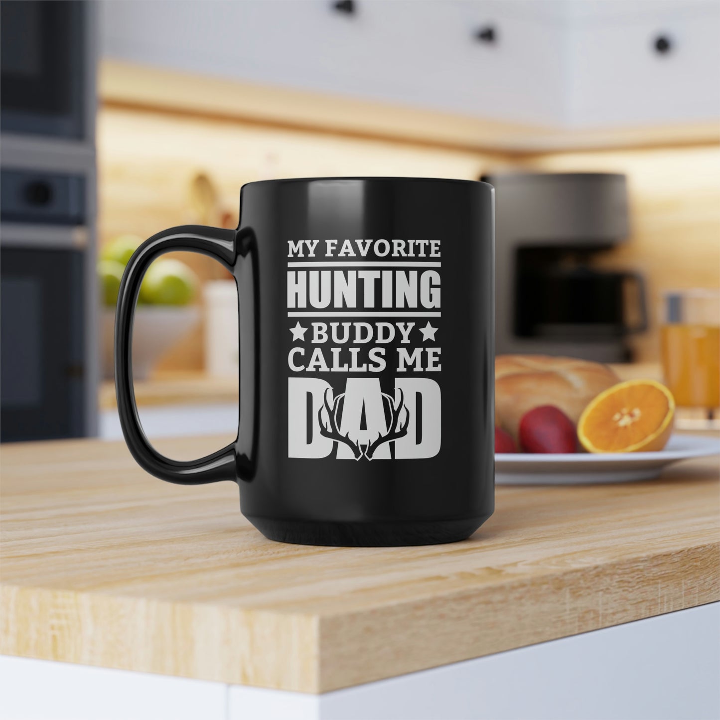 My Favorite Hunting Buddy Calls Me Dad Mug, 15oz