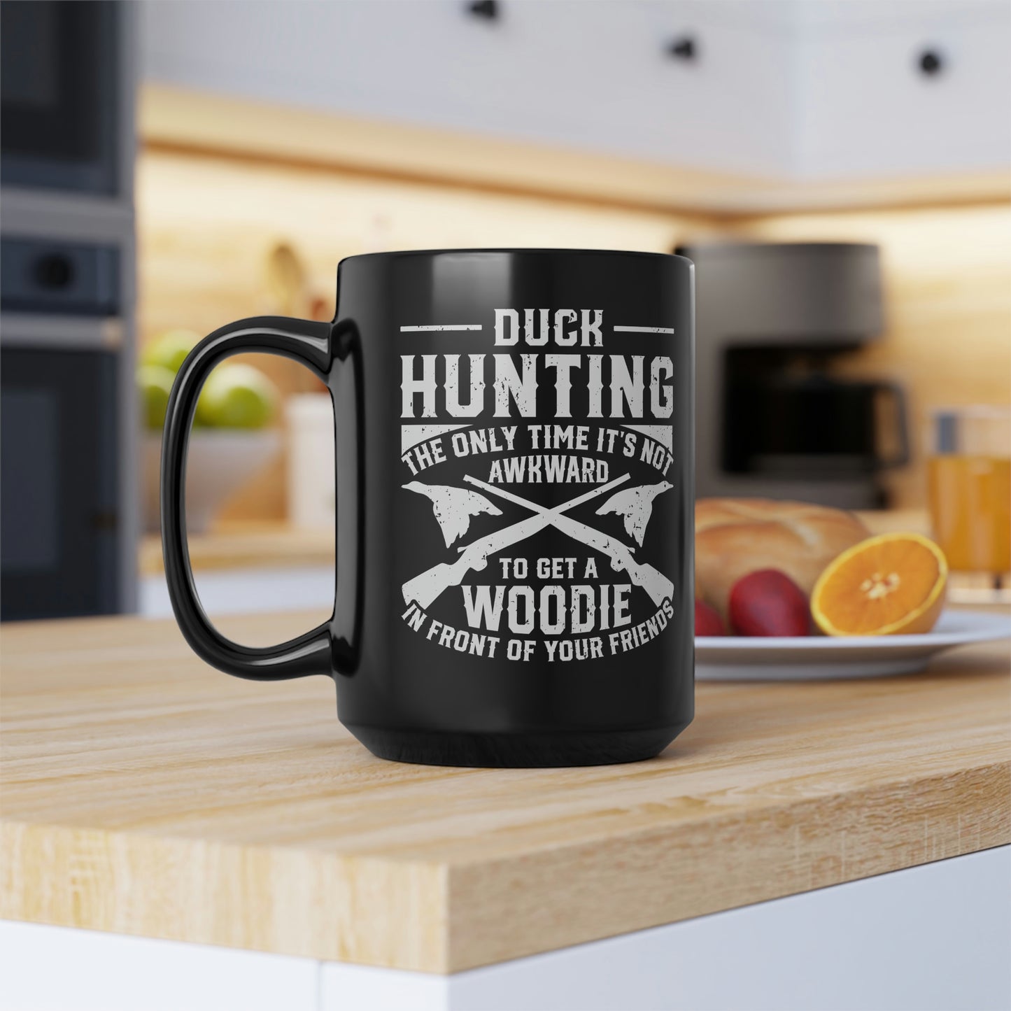 Duck Hunting Awkward Mug, 15oz