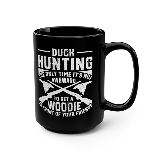 Duck Hunting Awkward Mug, 15oz