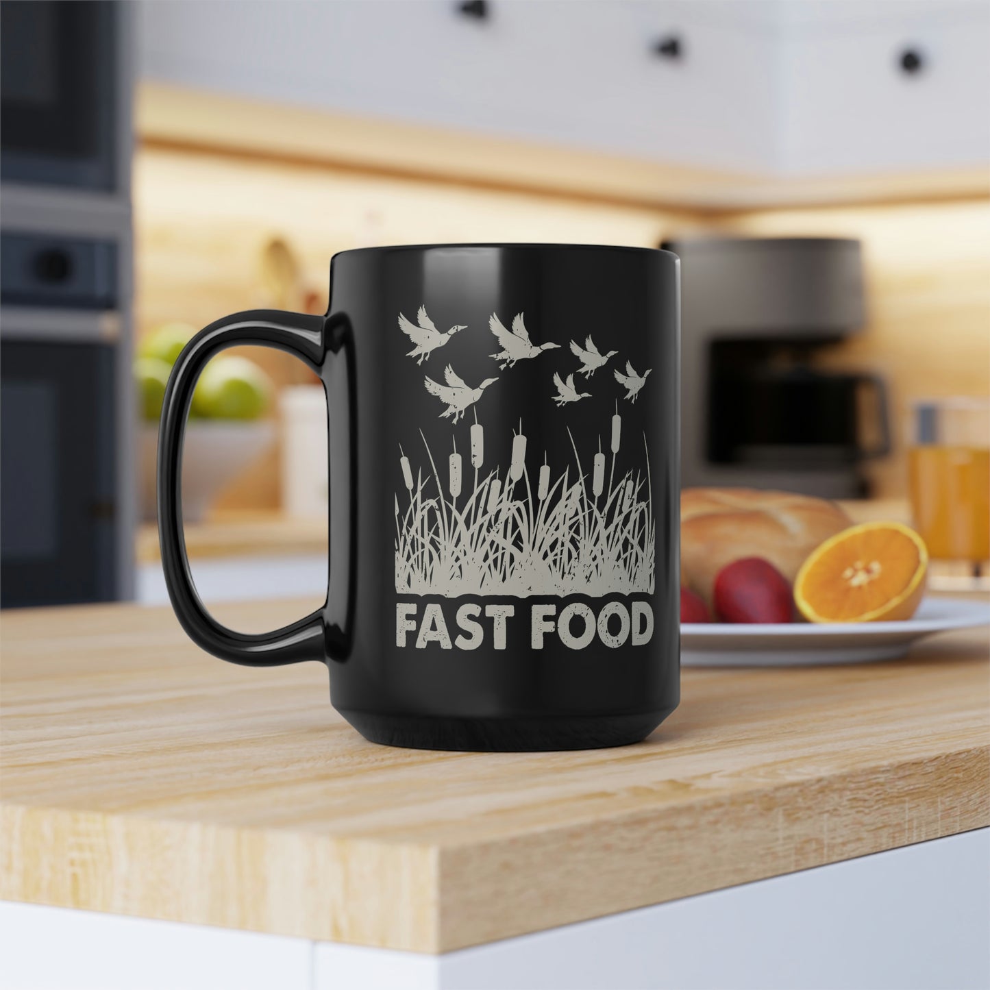 Fast Food Duck Mug, 15oz