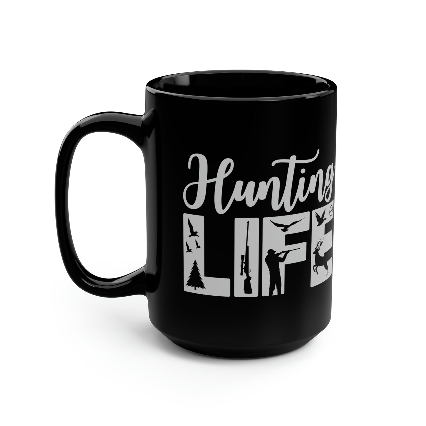 Hunting Life Mug, 15oz