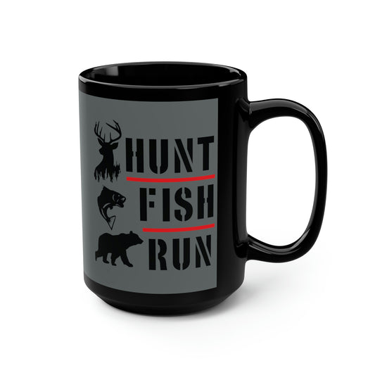 Hunt Fish Run Mug, 15oz