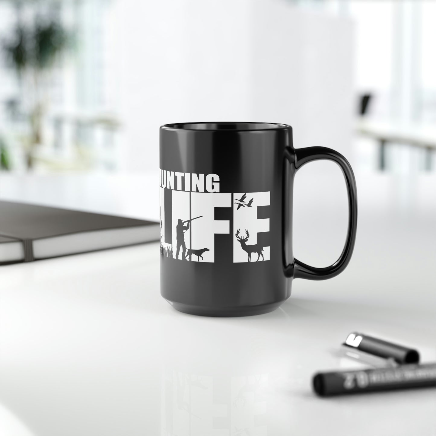 Hunting Life Mug, 15oz