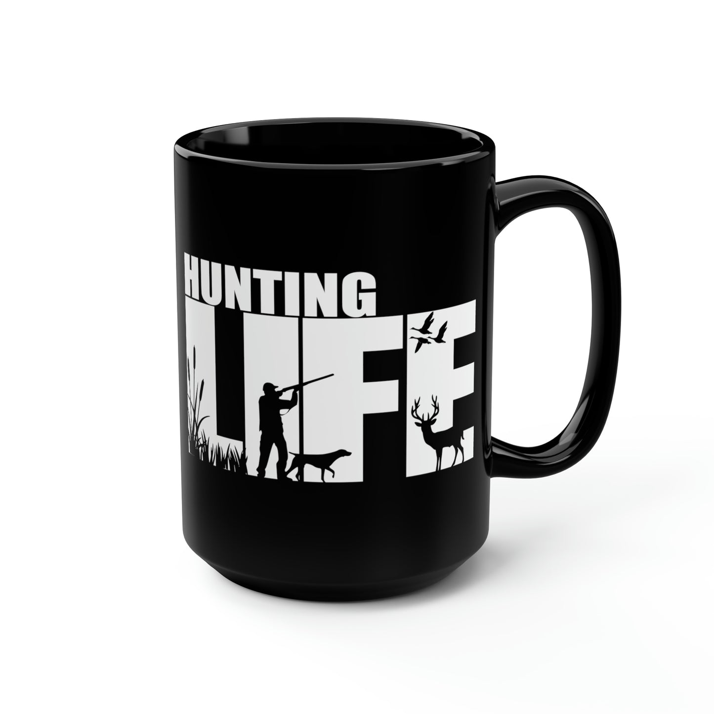 Hunting Life Mug, 15oz