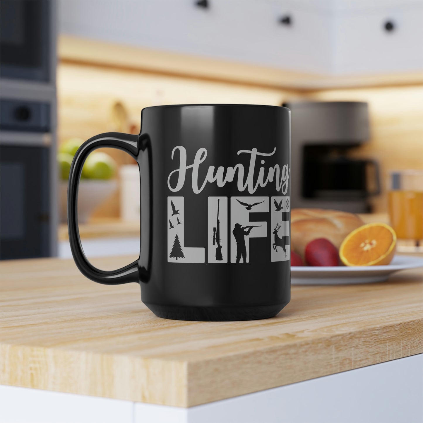 Hunting Life Mug, 15oz