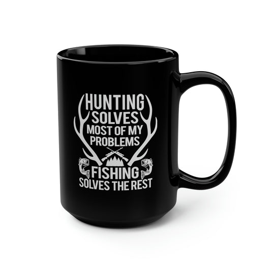 Hunting Solves Mug, 15oz