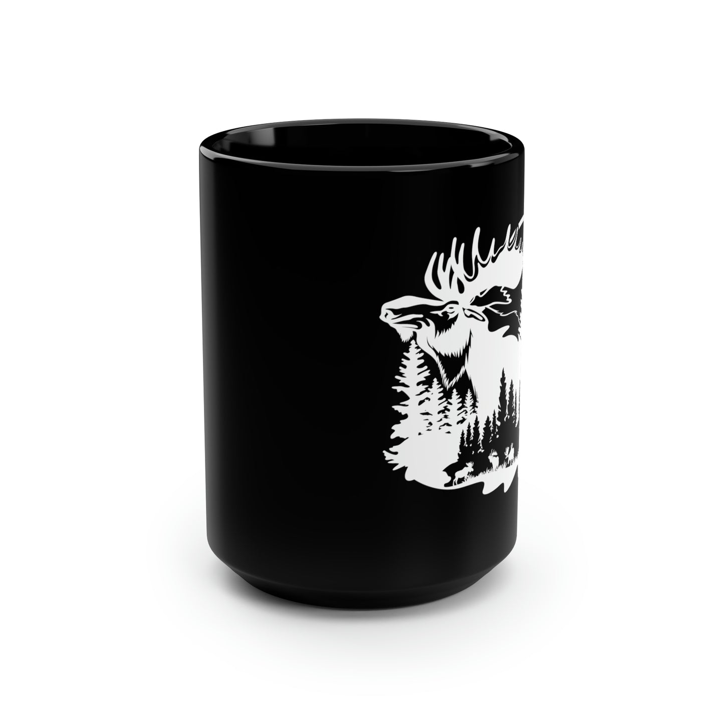 Moose Hunting Mug, 15oz